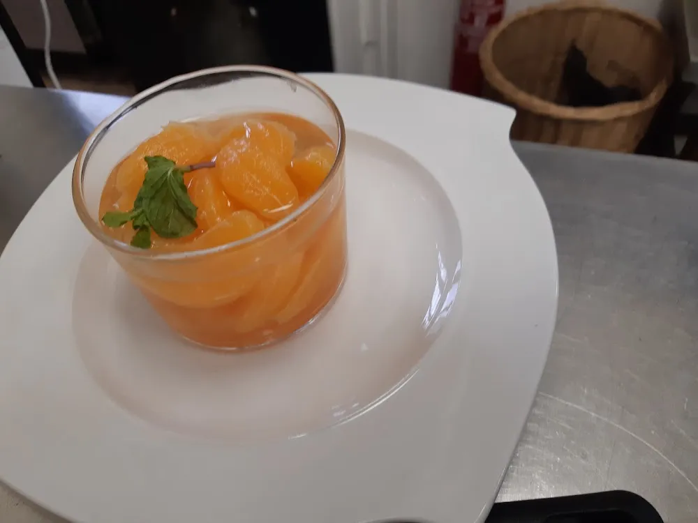 Soupe de Clémentine A la Menthe Fraîche